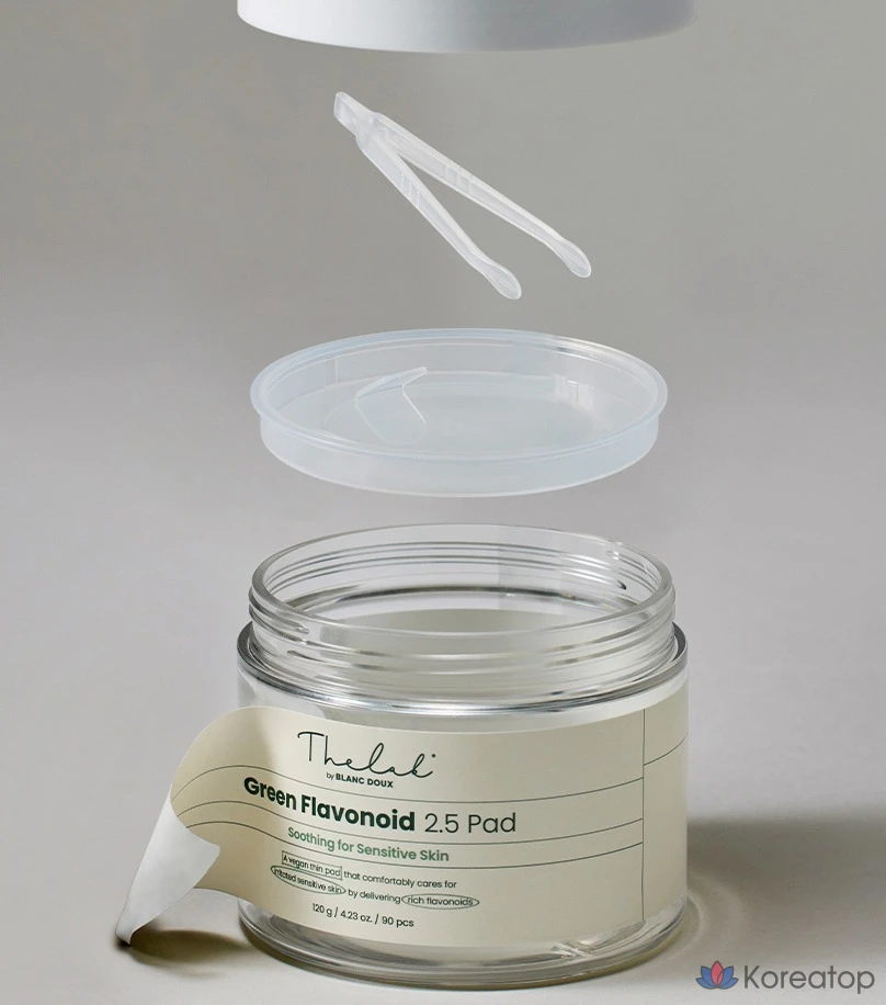 Салфетки THE LAB by blanc doux с зелеными флавоноидами, 2,5 шт., 120 г, 90 листов, 1 упаковка.