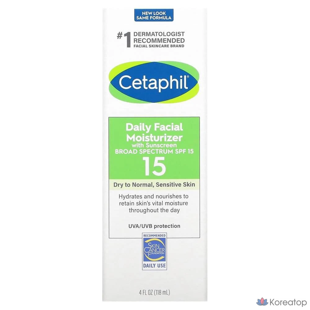Увлажняющий крем для лица Cetaphil Daily Facial Moisturizer SPF15, 118 мл, 1 шт., фото 2
