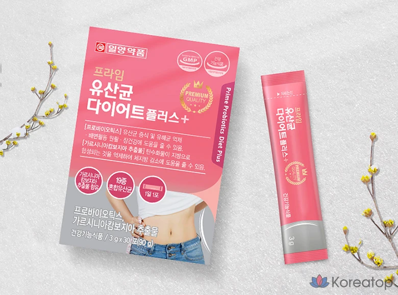 Ilyang Pharmaceutical Prime Probiotic Diet Plus, 30 шт., 90 г, 1 упаковка, фото 5