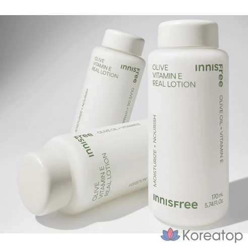 Лосьон Innisfree Olive Vitamin E Real Lotion, 170 мл