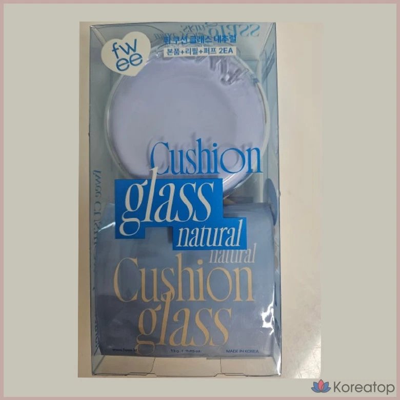 Кушон fwee Cushion Glass Natural, оттенок 1.5 Peach Glass, 26 г, 1 шт., фото 3