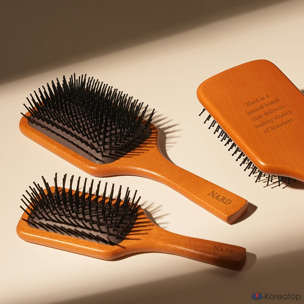 Набор кистей для бритья Bouquet Garni Nard Paddle Brush M, разные цвета, 1 шт., фото 5