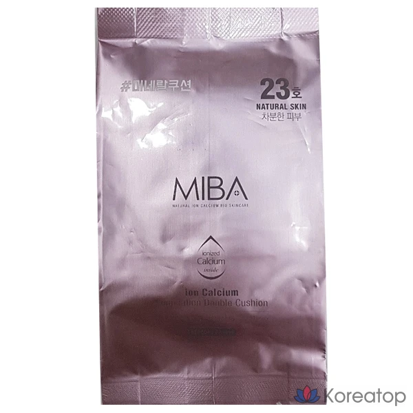 Сменный блок для тонального крема MIBA Wang Cushion Season 1, 24 г, № 23, для успокоения кожи, 1 шт.