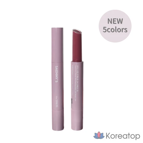Прозрачные сияющие губы. Тающий бальзам для губ The Saem Sammy's Syrup Shot, цвет инжира, 1,8 г, 1 шт.