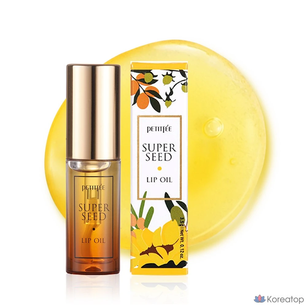 Масло для губ Petitfee Super Seed, золотисто-желтое, 1 шт., 3,5 г