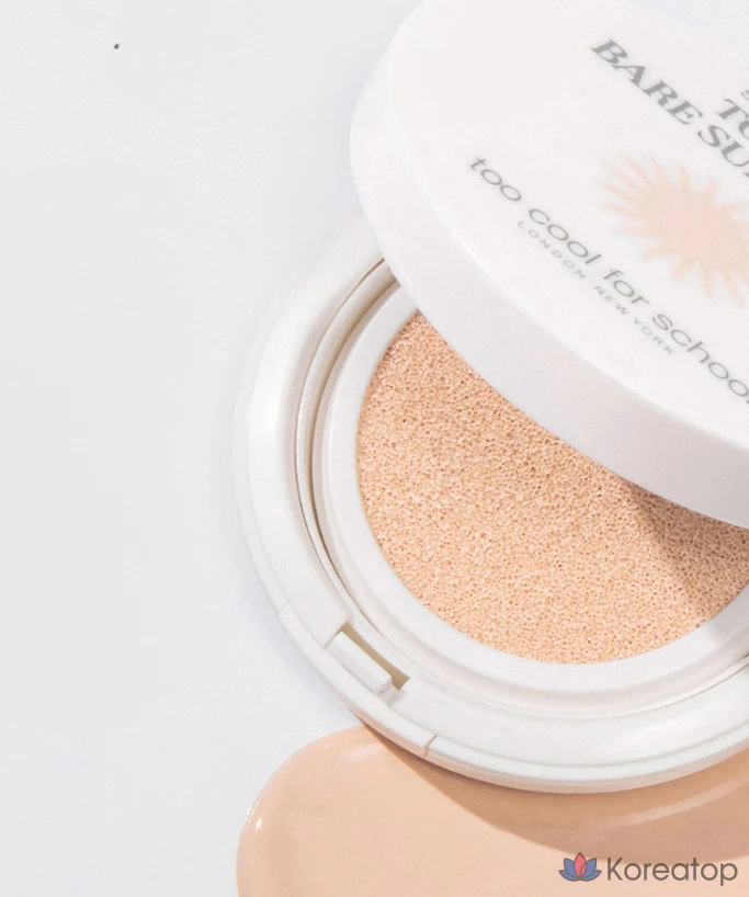 Солнцезащитный крем Too cool for school Tone Up Bare Sun Cushion SPF50+ PA++++, 15 г, 1 шт., фото 4