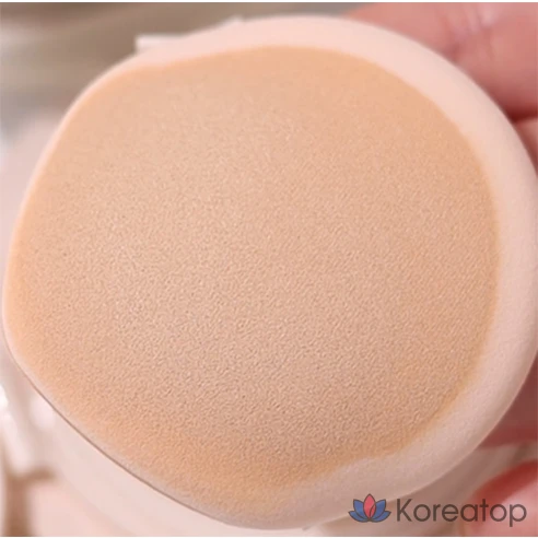 Набор тонального кушона с натуральным финишем Espoir Pro Tailor Be Natural Cushion Green Blossom Edition, оттенок 21 Слоновая кость, 1 шт