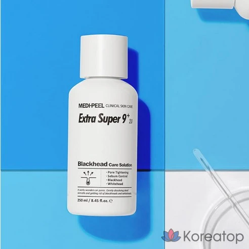 Очищающее средство для удаления чёрных точек Medi-Peel Extra Super 9 Plus 2.0, 250 мл