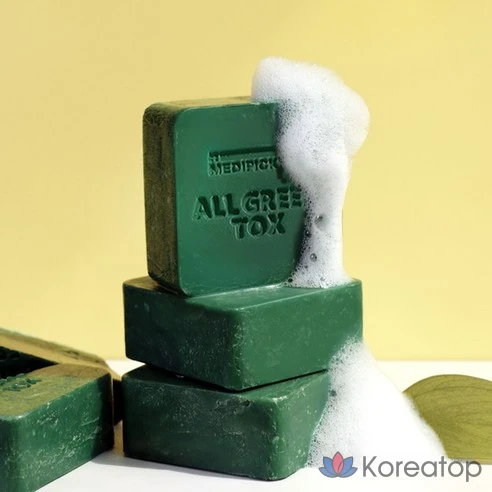 Очищающее мыло Medipick Me All Green Tox Solution Magic