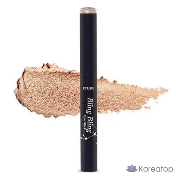 Стик для век Etude House Bling Bling Eye Stick Shadow, оттенок 08 Ivory Baby Star, 1.4 г, 1 шт.
