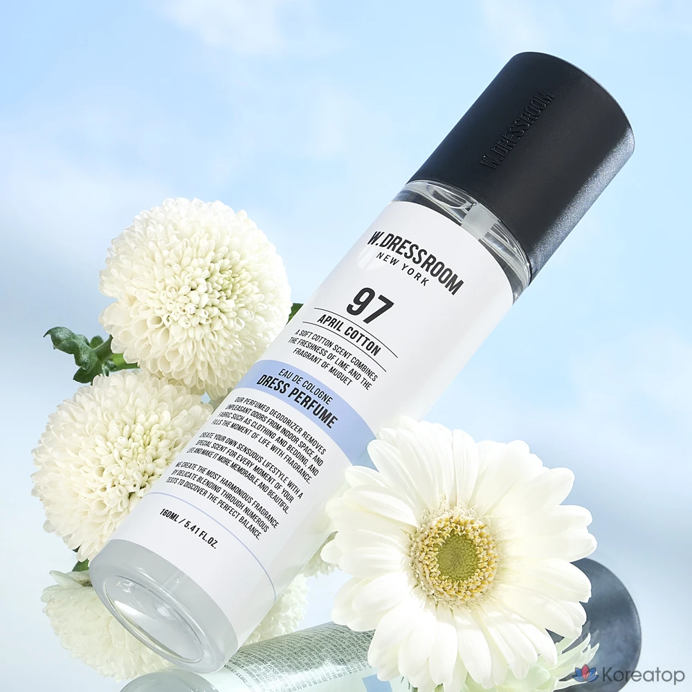 Ароматизатор для одежды и тела W.Dressroom Dress Perfume, оттенок April Cotton, 160 мл, 1 шт., фото 5