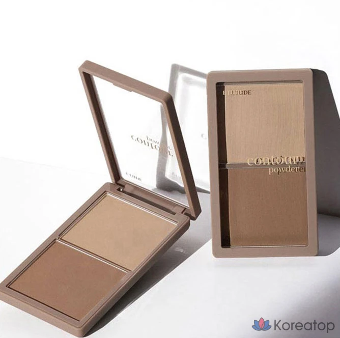 Набор для растушевки теней Etude Shadow Shading 10 г + кисть для подбородка 01, № 1 Re-creation, 1 шт.