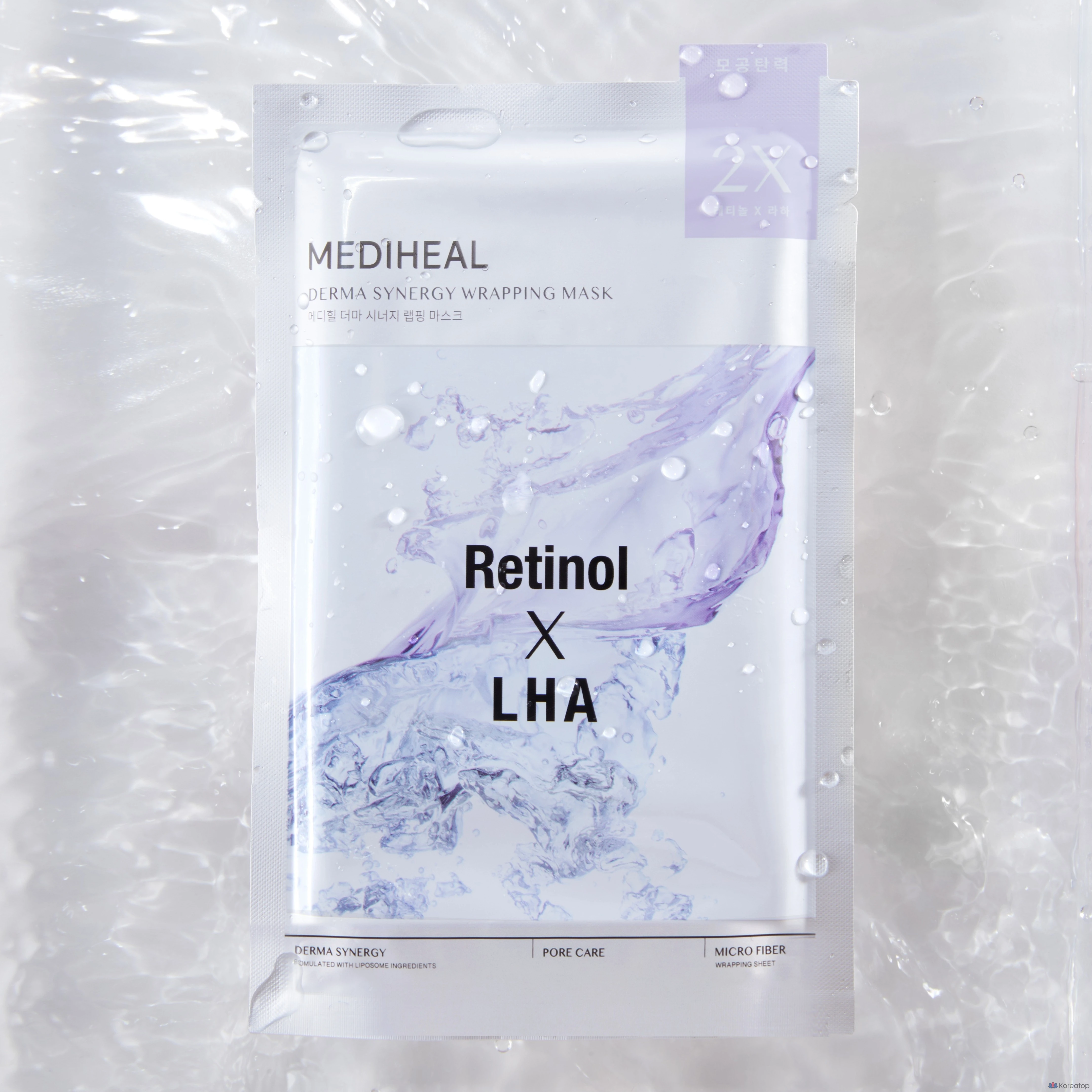 Тканевая маска-обёртывание для лица MEDIHEAL Derma Synergy Wrapping Mask Pore Elasticity, 30 шт., фото 5
