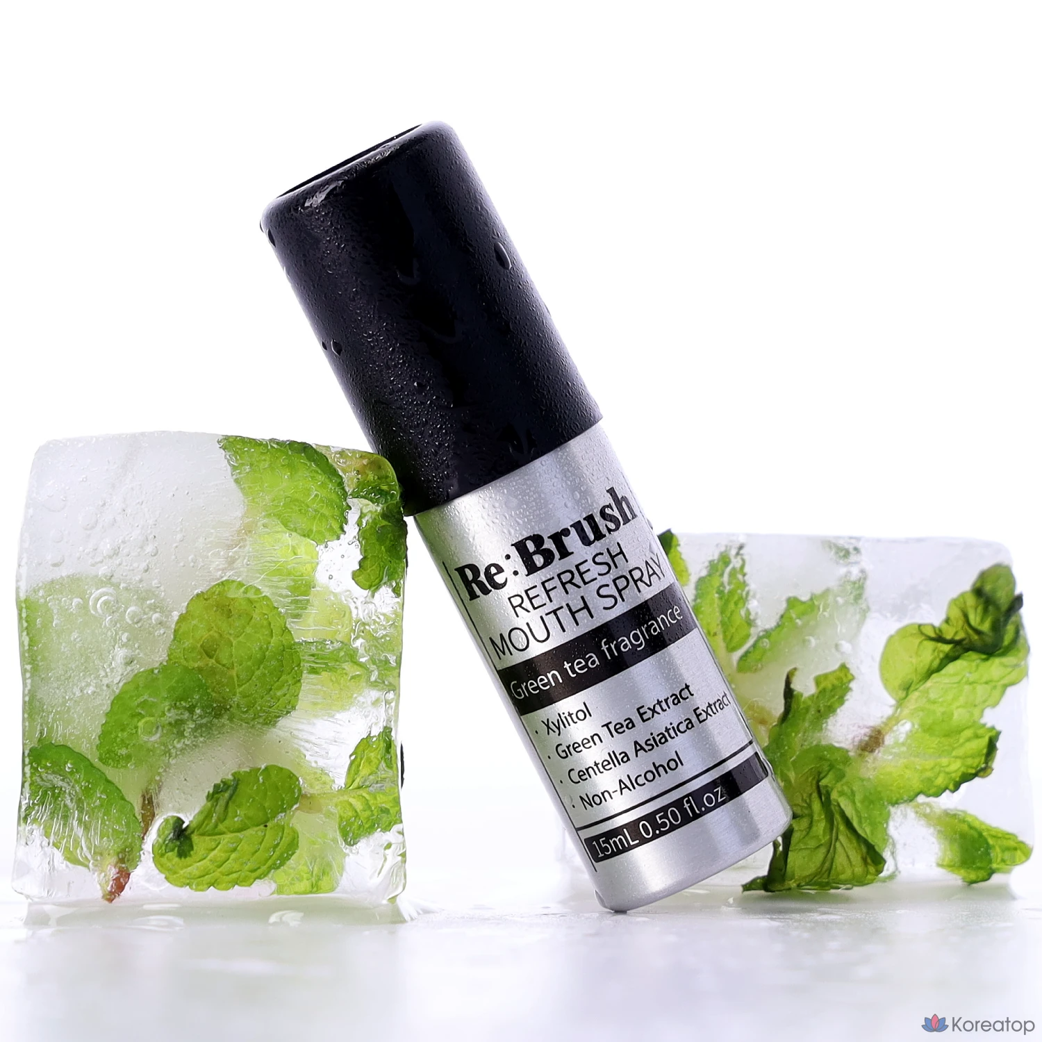 Спрей для полости рта Re:Brush Refresh Alcohol-Free Oral Probiotics Anti-Plaque, 15 мл, 1 шт.