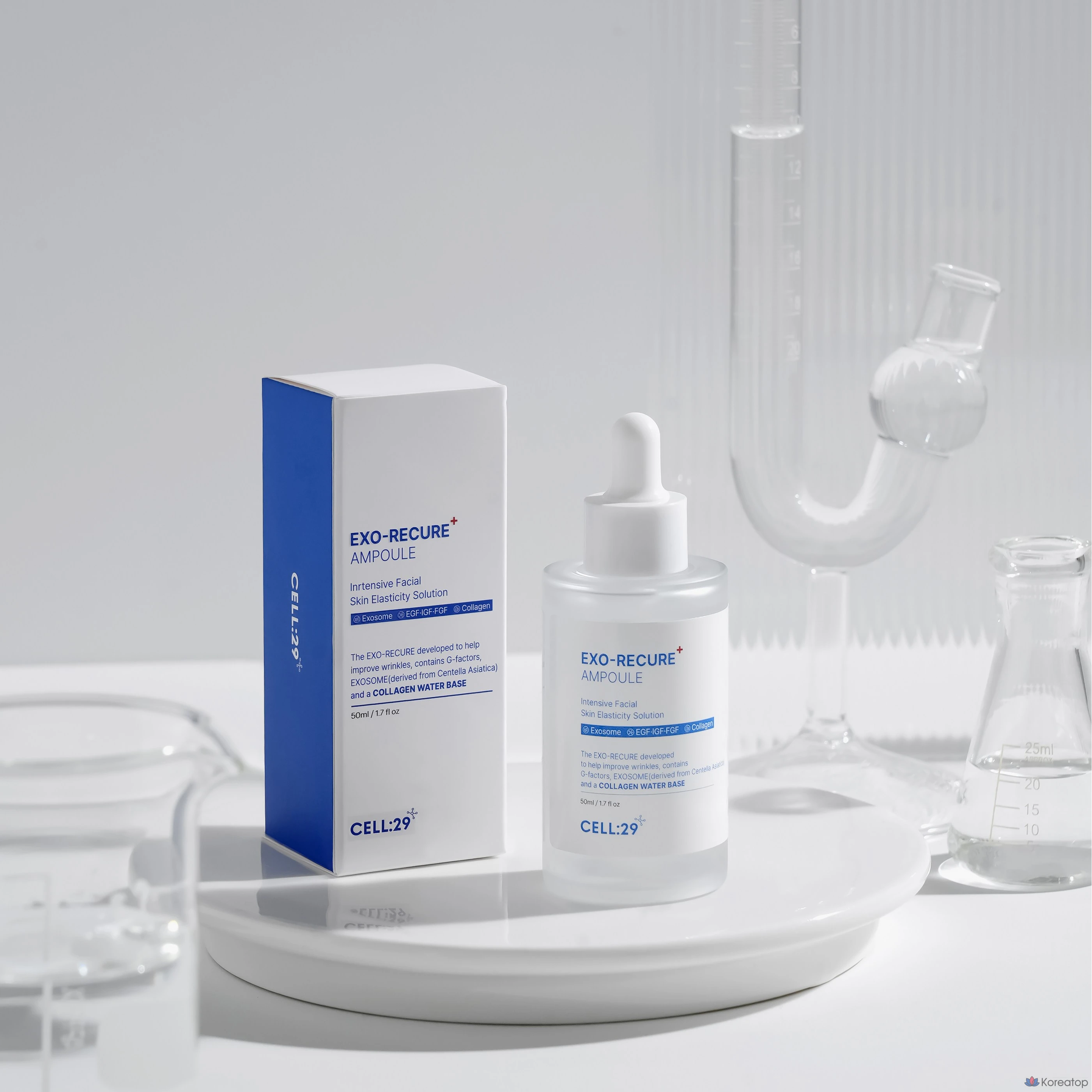 Ампульная сыворотка Cell29 Exosome Ampoule EGF Adenosine Hyaluronic Acid Pore Peptide ExoRecovery, 50 мл, 1 шт.