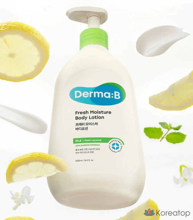 Лосьон для тела DERMA:B Fresh Moisture Body Lotion, 400 мл, 1 шт.