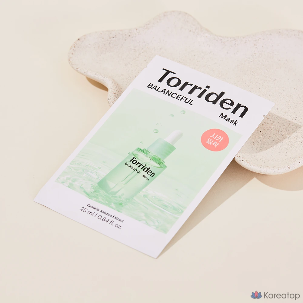 Тканевая маска для лица Torriden Balanceful Cica Control Mask, 20 шт., фото 5