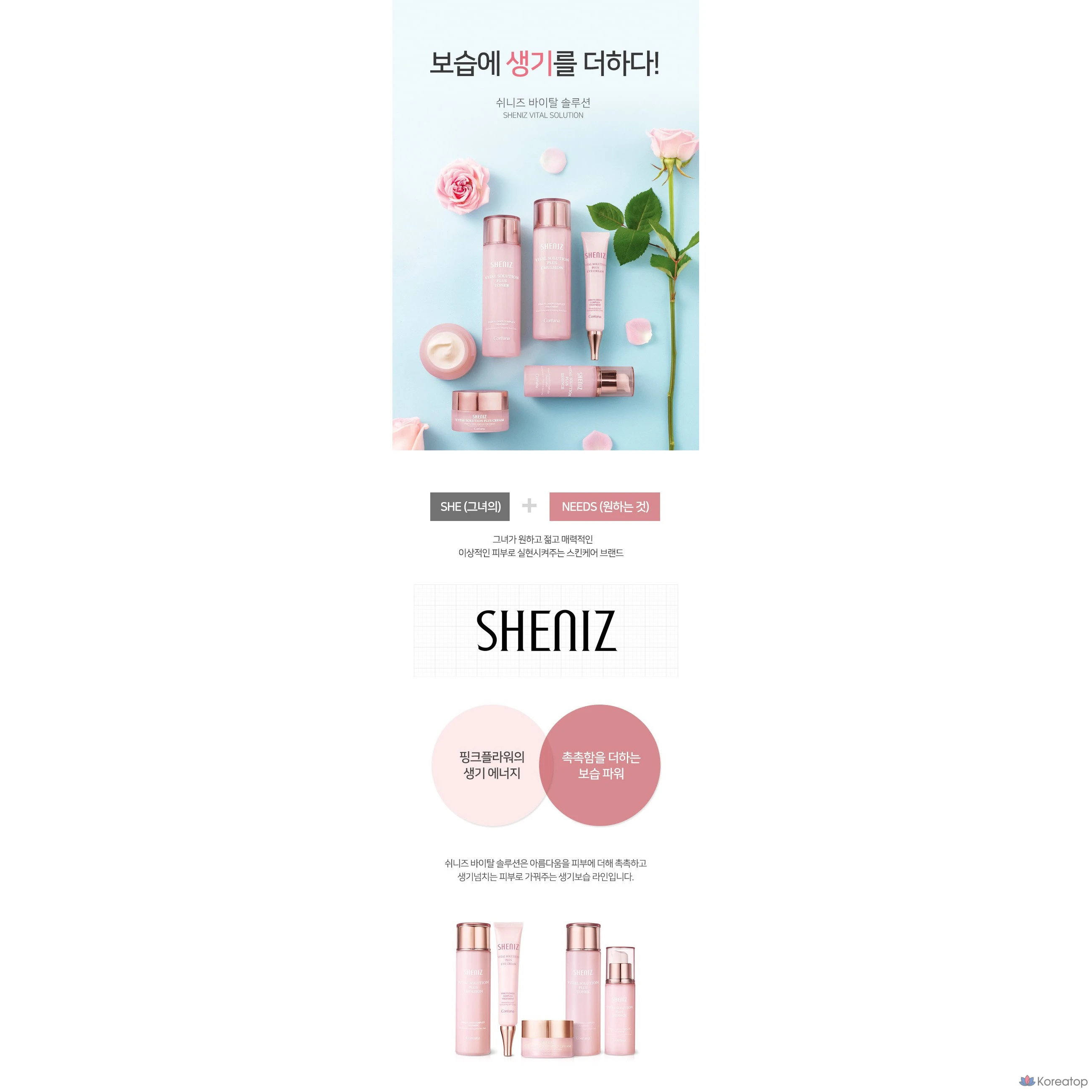 Набор из 5 средств Coreana Shine Vital Solution Plus + питательный крем с белым трюфелем, 100 мл, фото 2