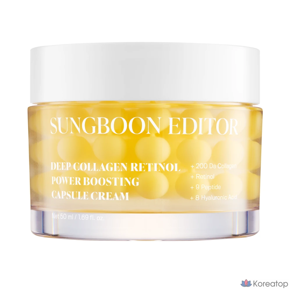 Ingredient Editor Deep Collagen Retinal Egg Yolk High-Nutrient Capsule Cream, 1 шт., 50 мл