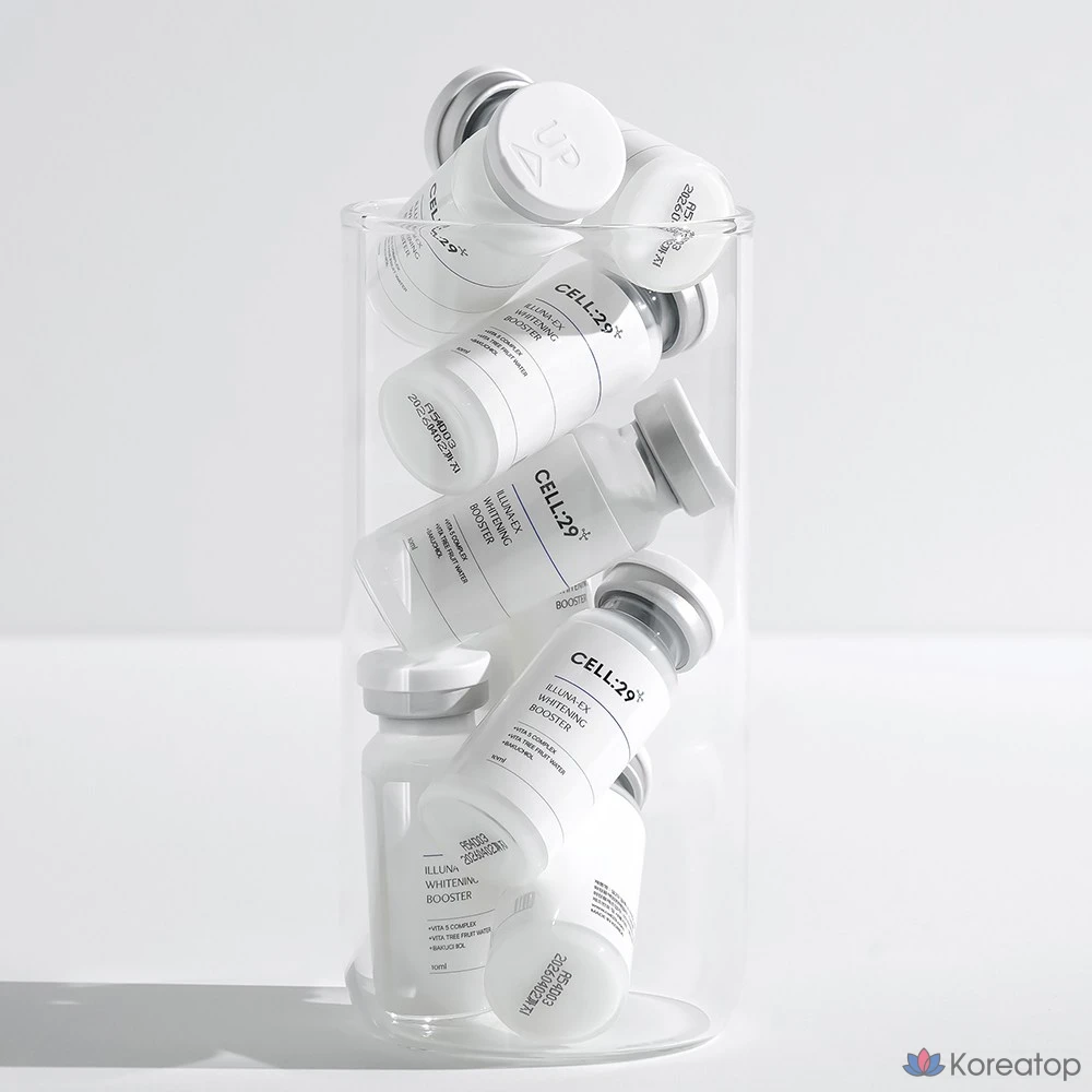 Ампульная сыворотка Cell29 Illuna EX Booster Ampoule White Tone Lifting, 50 мл, 1 шт., фото 5