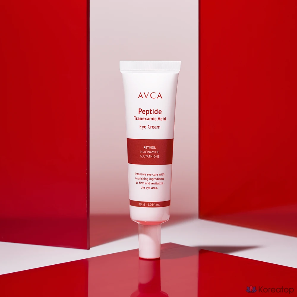 Укрепляющий крем для глаз AVCA с пептидами и транексамовой кислотой, 1 шт., 30 мл