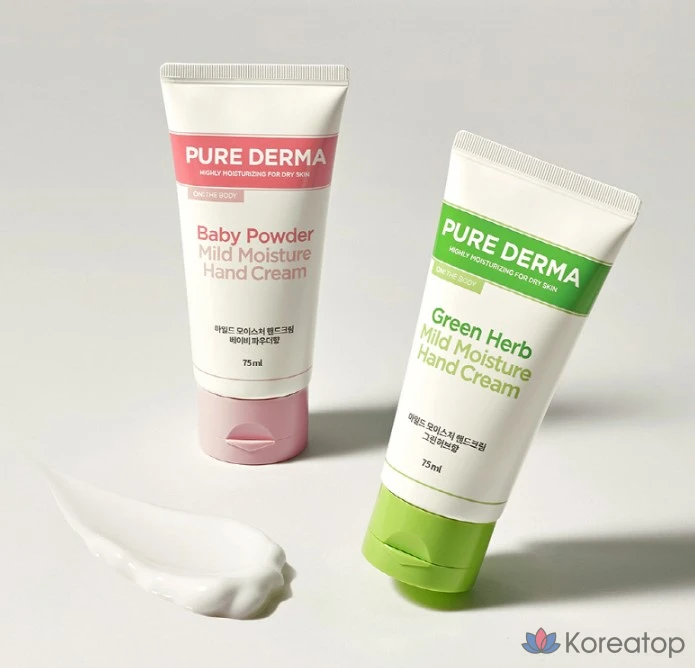 Крем для рук Pure Derma Mild Moisture Hand Cream Green Herbal, 75 мл, 1 шт.