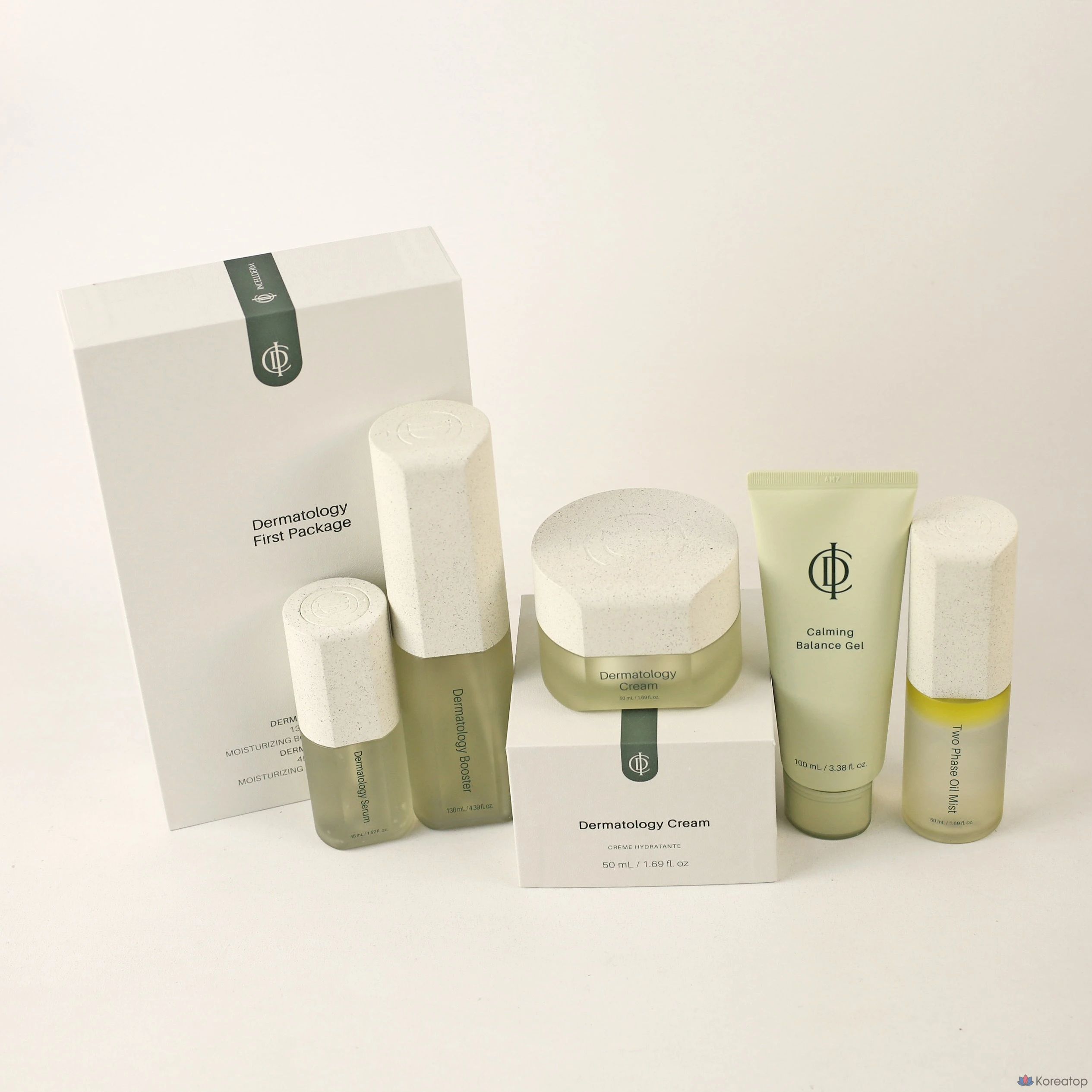 Incellderm Cosmetics Базовый набор из 5 предметов: сыворотка-бустер, активный крем, масляный спрей, успокаивающий гель, 1 шт., фото 5