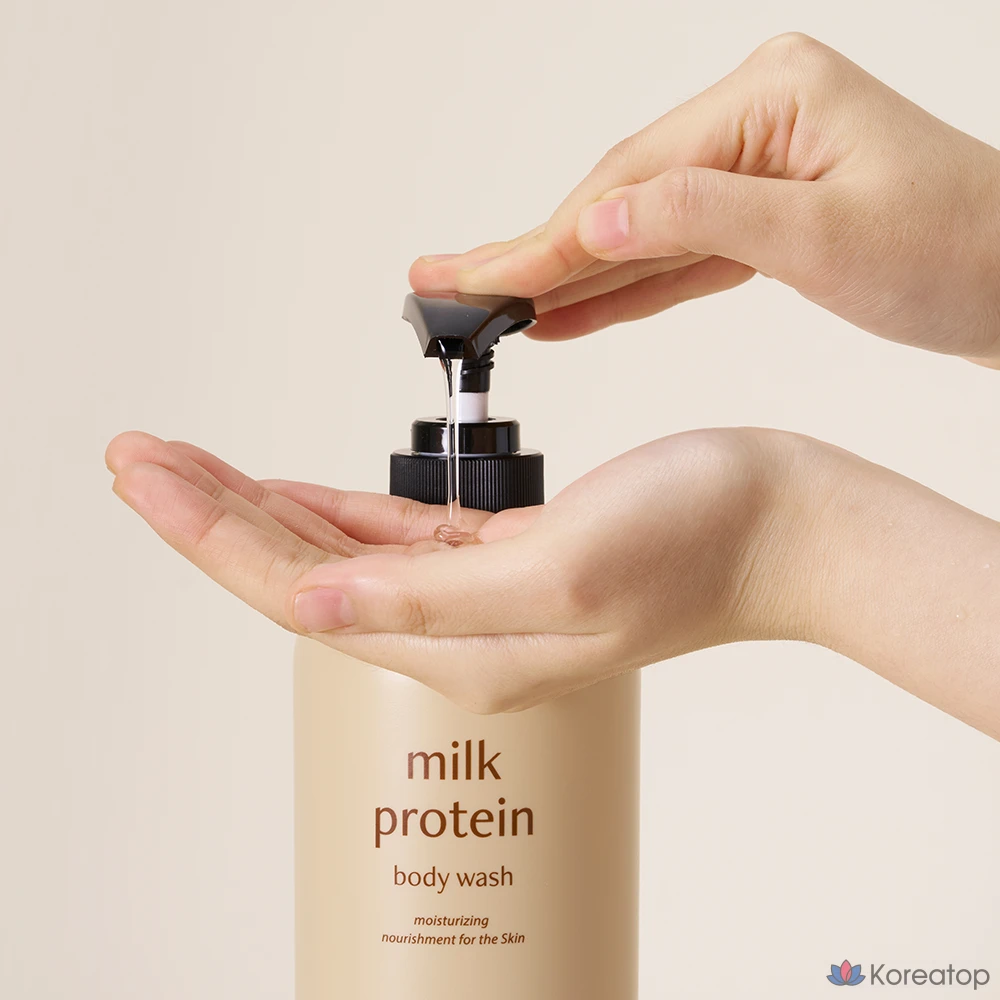 Гель для душа AVCA с козьим молоком и молочным протеином, аромат детской присыпки, 1 л, 1 шт.