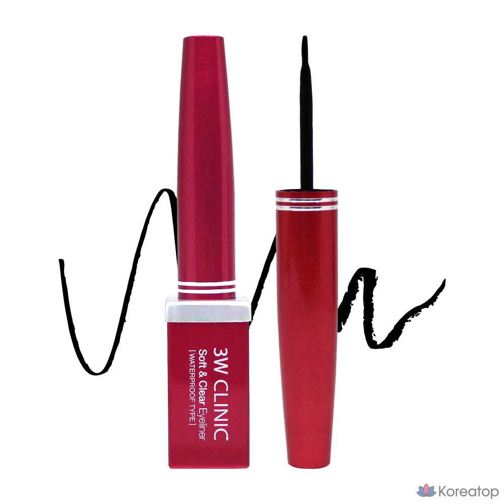 Подводка для глаз 3W Clinic Soft & Clear, 7 мл, квадратный футляр, 1 шт.