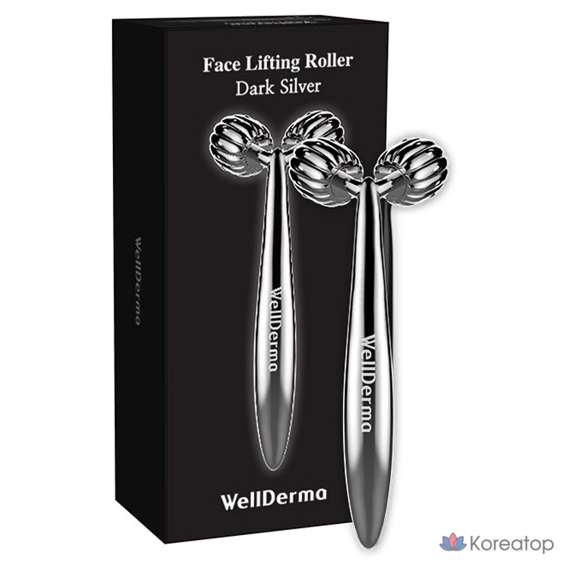 Валик для нанесения покрытия WellDerma темно-серебристого цвета, 1 шт.