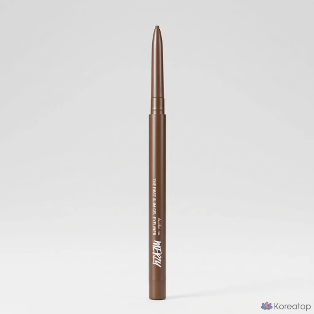 Гелевая подводка для глаз MERZY The First Slim Gel Eyeliner, оттенок Brown Quartz (GS4), 1 шт.