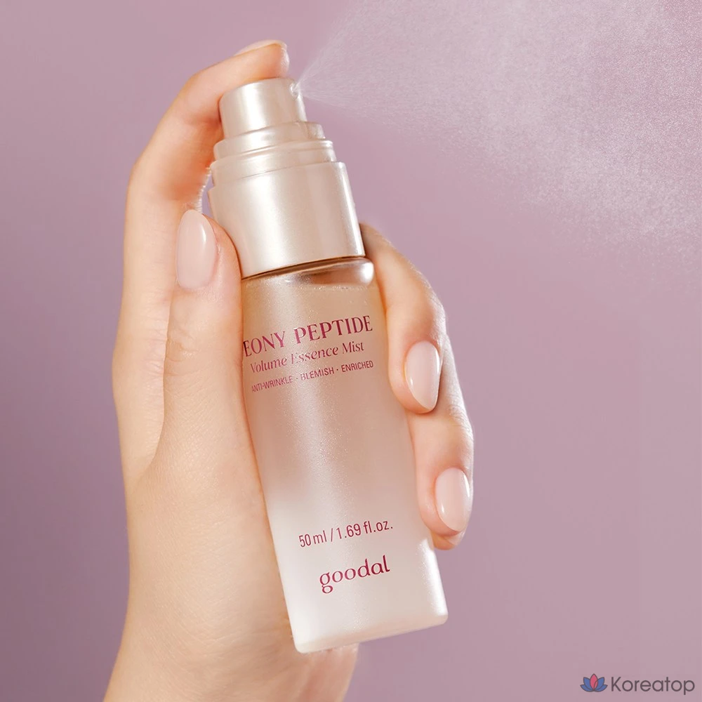 Эссенция-спрей Goodal Peony Peptide Anti-Wrinkle Essence Mist, 50 мл, 1 шт.