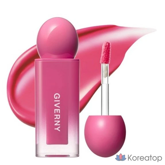 Тинт для губ Giverny Dewy Lip Glaze Tint, оттенок 04 Youth Pink, 4.3 г, 1 шт.