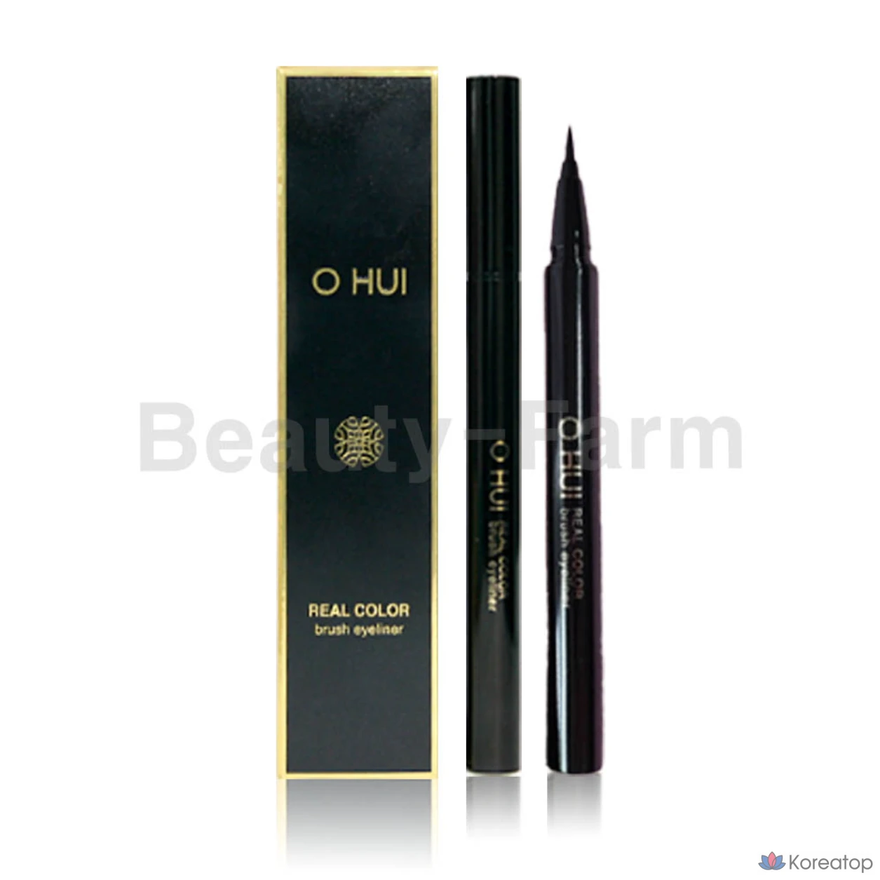 Подводка для глаз Ohui Real Color Brush Eyeliner, черная, 1 шт.