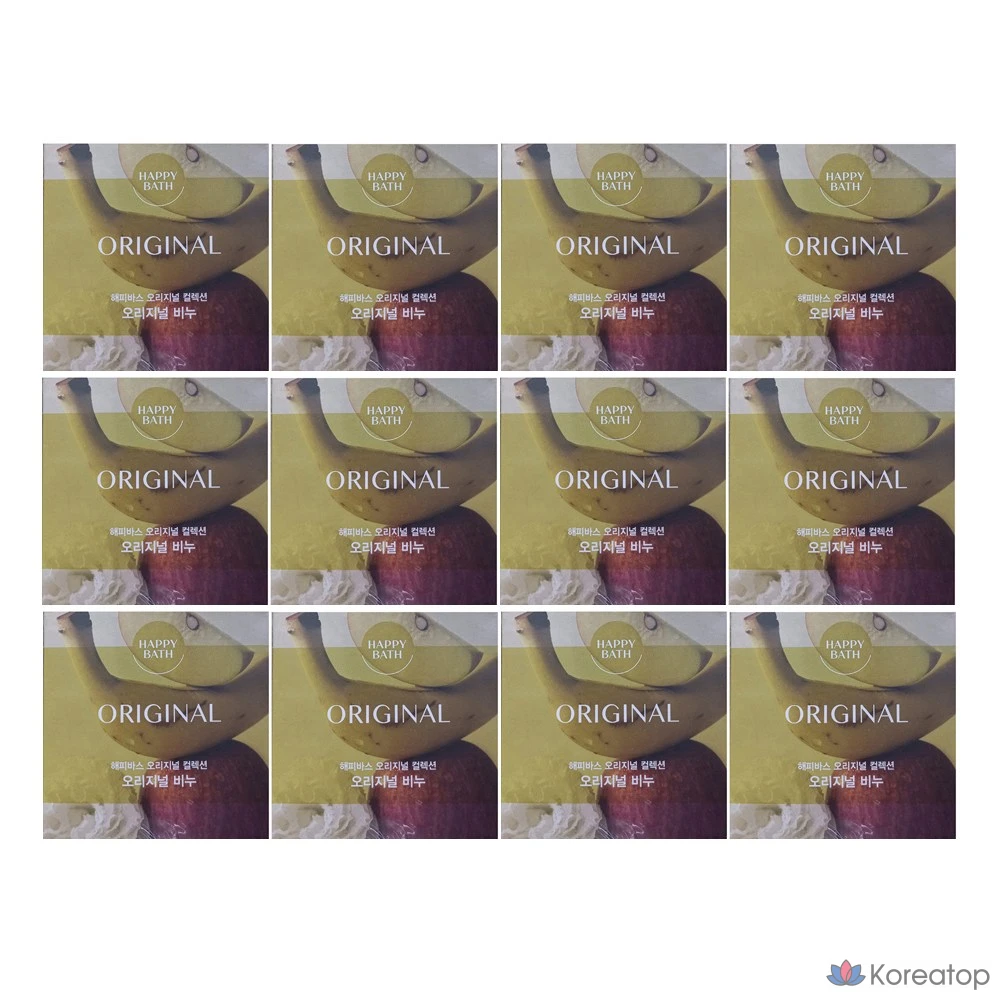 Мыло Happy Bath Original Collection Soap Original, 90 г, 12 шт.