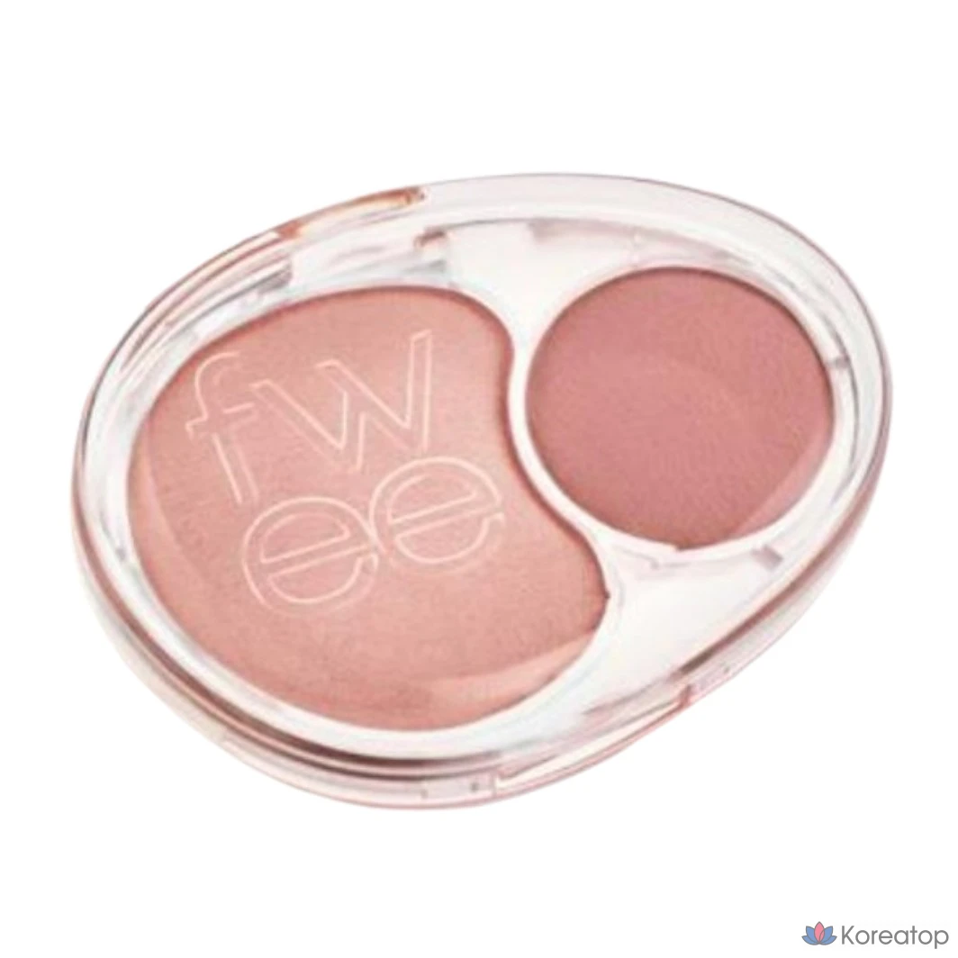 Румяна Pure Mellow Dual Blusher, Rosy Talk, 1 шт., фото 5