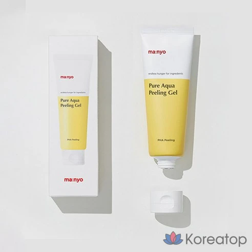 Пилинг-гель с PHA-кислотой для сияния кожи Manyo Pure Aqua Peeling Gel, 120 мл