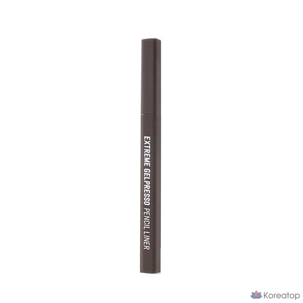 Карандаш для подводки глаз Clio Extreme Gelpresso, 0,35 г, цвет 001 (черно-коричневый), 1 шт.