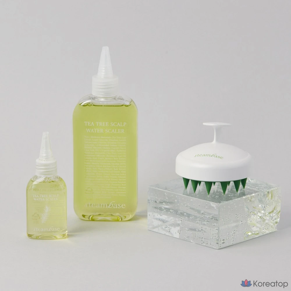 Скальп-скраб Steambase Tea Tree Scalp Water Scaler, 250 мл + 50 мл, 1 шт.