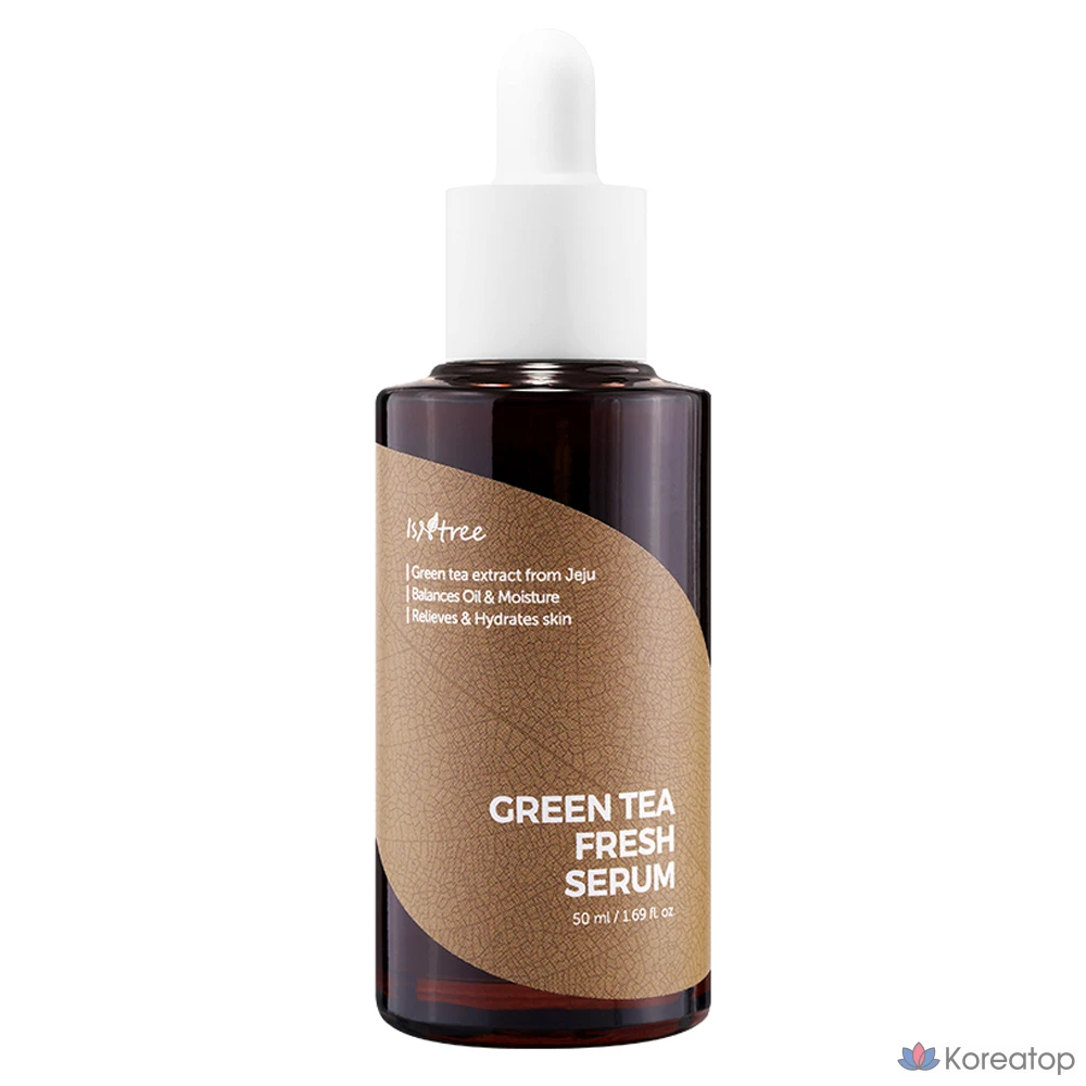 Сыворотка для лица Isntree Green Tea Fresh Serum, 50 мл, 1 шт.