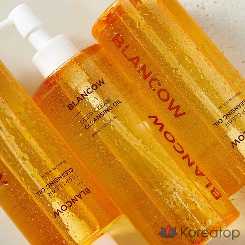 Глубоко очищающее масло Blancow 300 мл для удаления черных точек и кожного сала