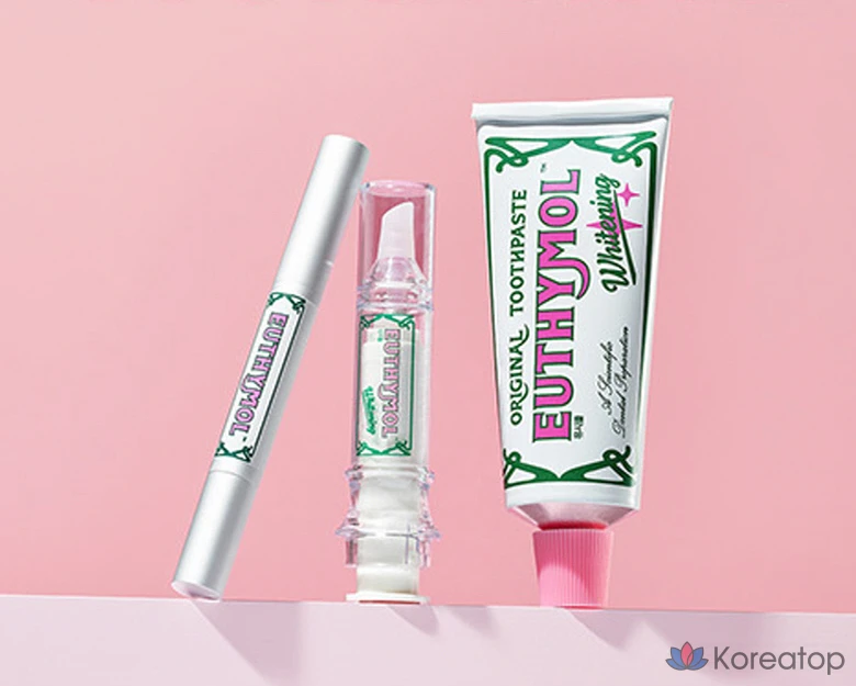 Зубная паста Euthymol Whitening, 106 г + классический сквизер Silver, 1 набор