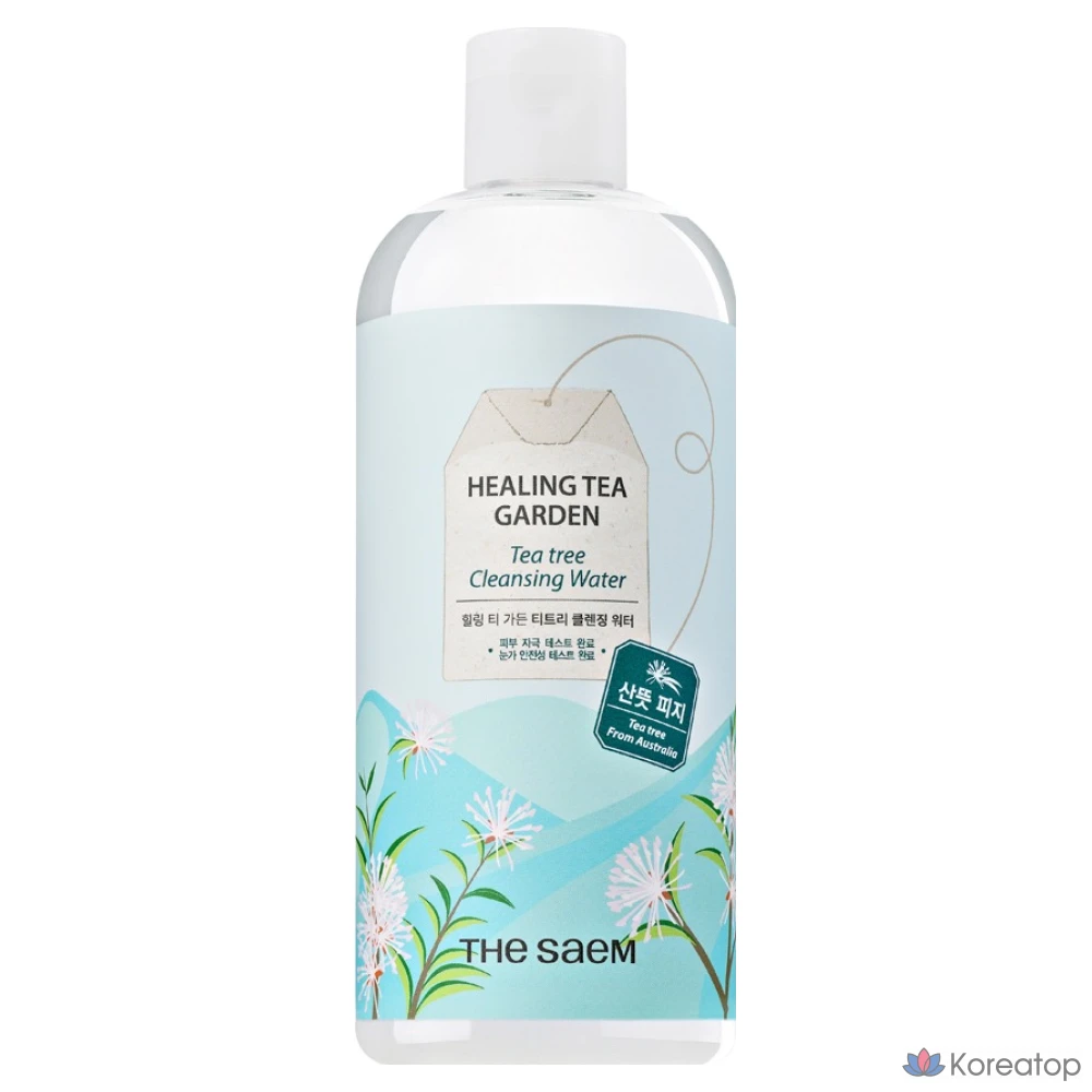 Очищающая вода с маслом чайного дерева от The Saem Healing Tea Garden, 500 мл, 1 шт.