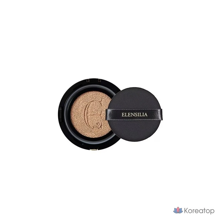 Сменный блок для тонального крема Elensilia Essence Black Cover Cushion Premium, № 23, 1 шт.
