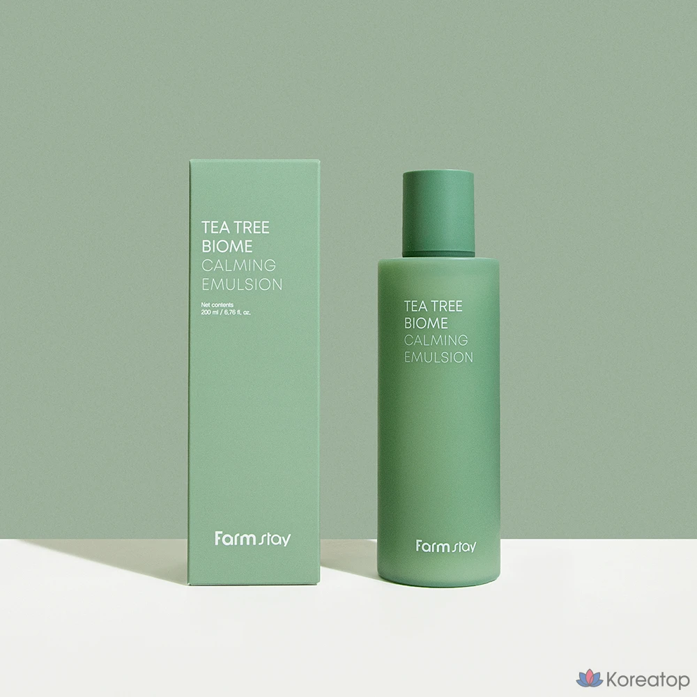 Успокаивающая эмульсия FarmStay Tea Tree Biome, 1 шт., 200 мл