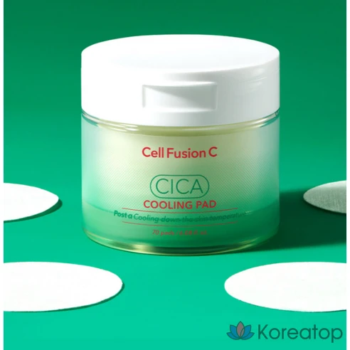 Охлаждающие пэды Cell Fusion C Post Alpha Cica 70 шт.