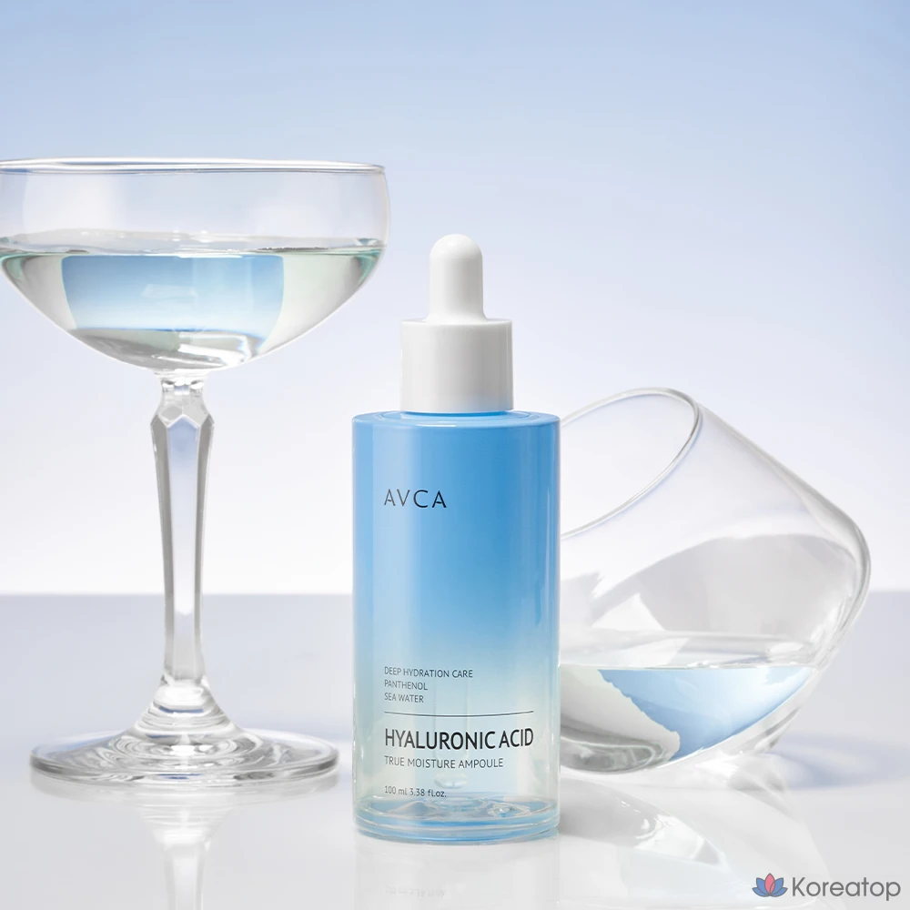 Ампула AVCA True Moisture с низкомолекулярной гиалуроновой кислотой, 100 мл, 1 шт.