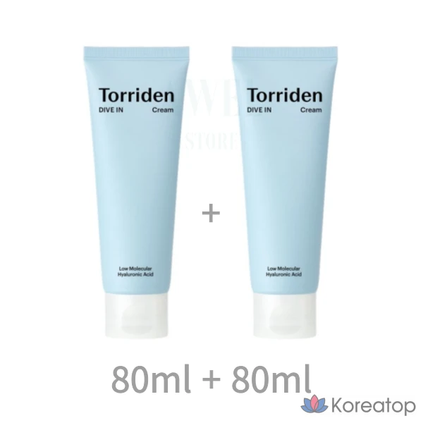 Крем Torriden Dive-in с низкомолекулярной гиалуроновой кислотой, 160 мл, 1 шт.