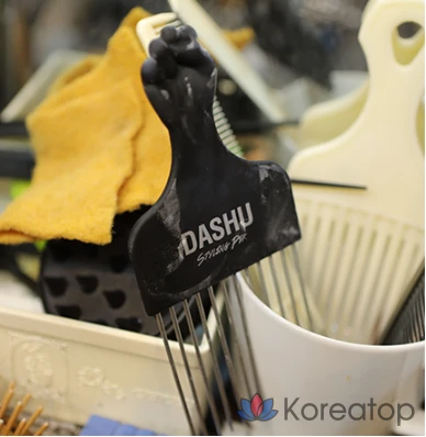 Расческа-помада DASHU Classic Styling Pick Pomade Comb, разные цвета, 1 шт.