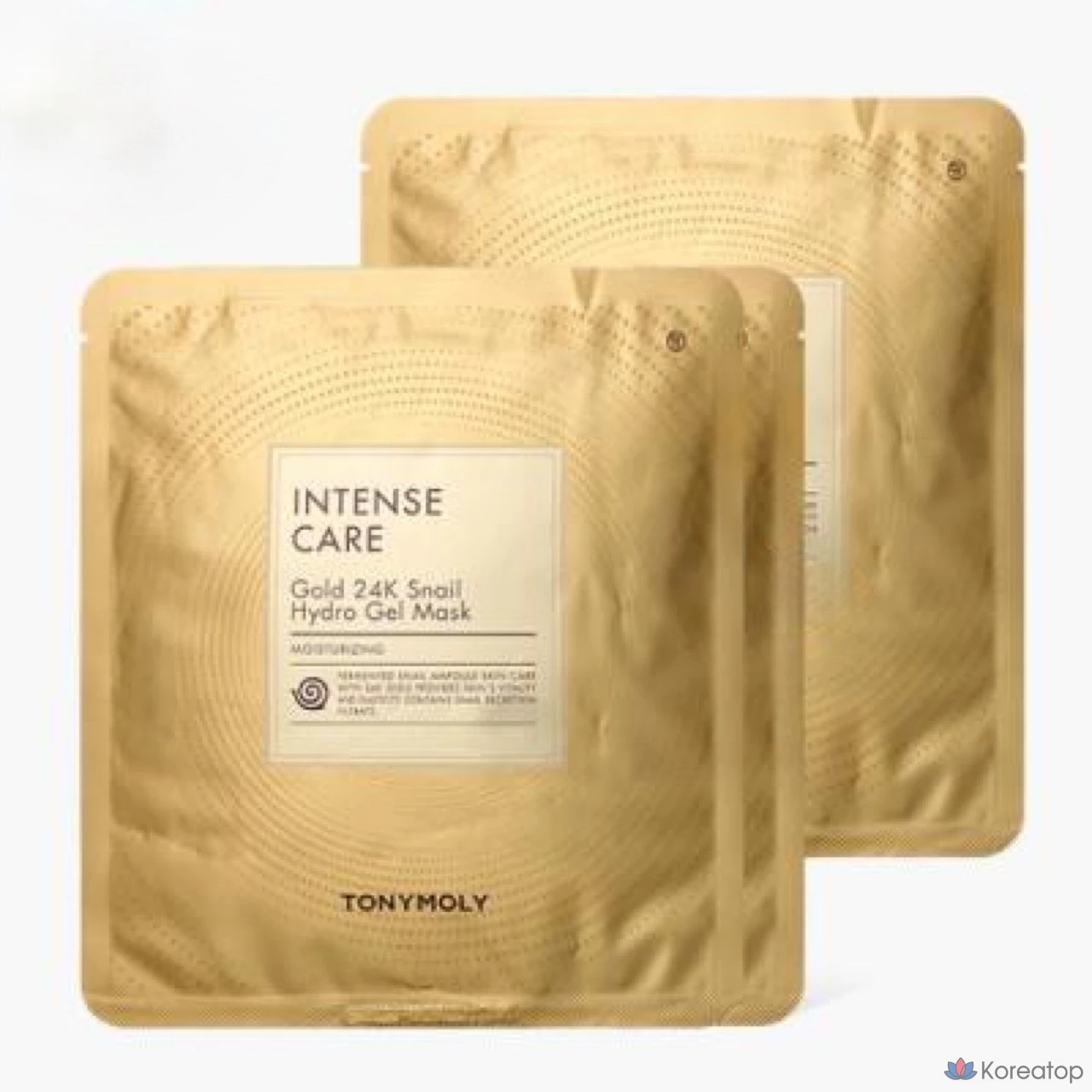 Тканевая маска для лица Tony Moly Gold 24K Snail Hydrogel Mask, 10 шт., фото 2